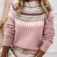 Hanan - bedruckte pullover mit langen armeln