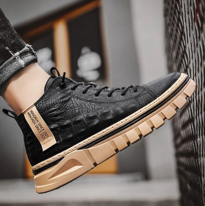 Ross - elegante lederkrawatte