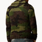 Camouflage - coole herrenweste mit camo-strickdesign