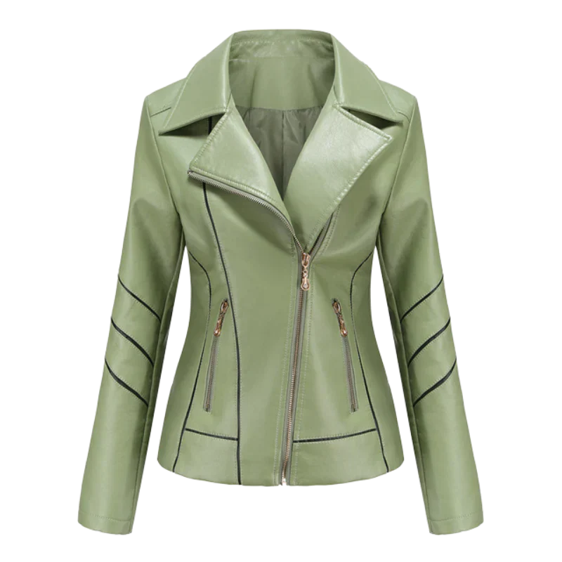 Hannie – elegante lederjacke für einen raffinierten look