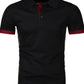 William – lässiges colorblock-shirt für herren