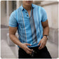Michael – t-shirt mit vertikalem retro-streifenmuster