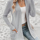 Scarlett – langärmliger cardigan mit offener vorderseite und zwei taschen