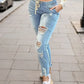 Samantha – röhrenjeans mit kordelzug