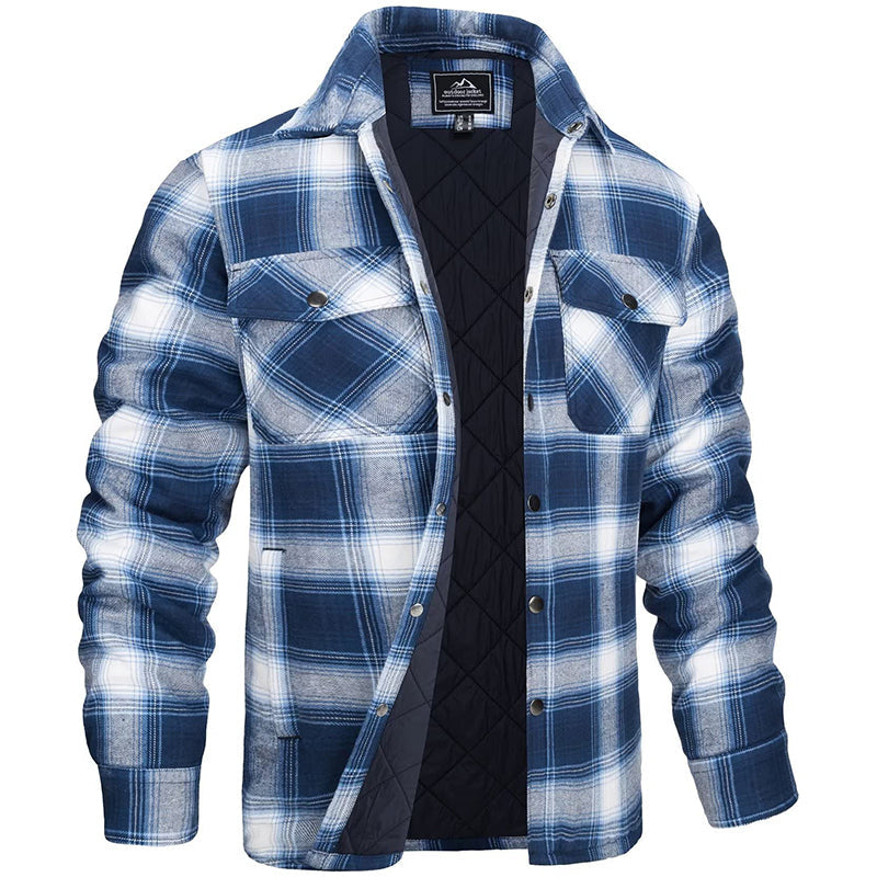 James - kuschelige flanell-komfortjacke für herren
