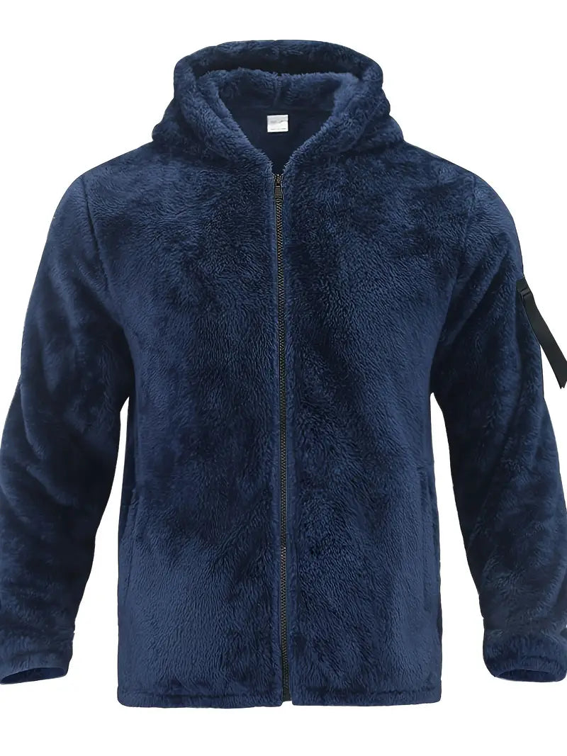 Gregory – flauschige reibverschlussjacke für herren