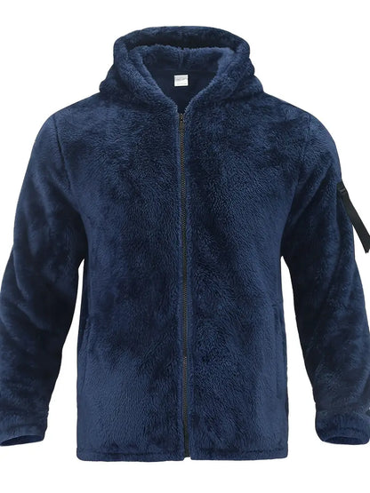 Gregory – flauschige reibverschlussjacke für herren