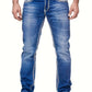 Justin – distressed-denim-jeans für herren