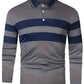 Christopher – lässiges colorblock-langarmshirt