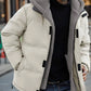 London - zweiteilige kapuzen-pufferjacke für männer - warme fleecejacke für winter und outdoor-aktivitäten
