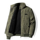 Retro winter sherpa jacke für herren – eisglanz