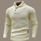 Arvigo – gestrickter herrenpullover mit knopfverschluss
