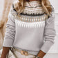 Hanan - bedruckte pullover mit langen armeln