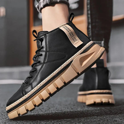 Ross - elegante lederkrawatte