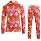 Schickes 2-teiliges anzug-set mit blumenmuster