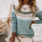 Hanan - bedruckte pullover mit langen armeln