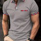 Jason – lässiges button-up mit v-ausschnitt für herren
