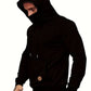 Brandon – trendiger kapuzenpullover mit maske für männer