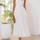 Schwarzes maxikleid halter - Clara