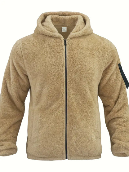 Gregory – flauschige reibverschlussjacke für herren