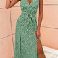 Primrose – cami-kleid mit v-ausschnitt und allover-print