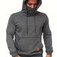 Brandon – trendiger kapuzenpullover mit maske für männer