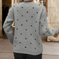 Chloe – pullover mit polka-dot-muster
