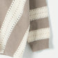 Grace – gestreifter pullover mit v-ausschnitt