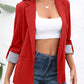 Ava – lässiger blazer mit offener vorderseite