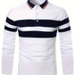Christopher – lässiges colorblock-langarmshirt