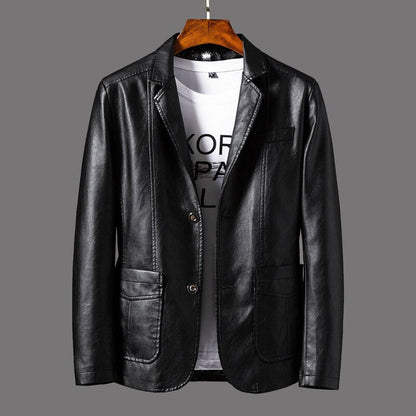 Stylische lederjacke für herren