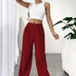 Avery – lässige, einfarbige hose mit weitem bein