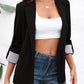 Ava – lässiger blazer mit offener vorderseite