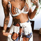Ava – zweiteiliges set mit schmetterlingsdruck