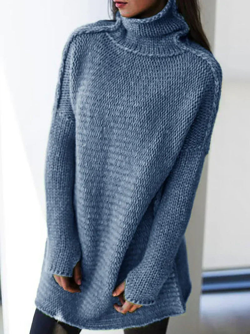 Indira – großer rollkragenpullover