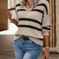 Lily – eleganter streifenpullover