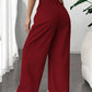 Avery – lässige, einfarbige hose mit weitem bein