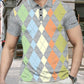 Mason – kurzarm-poloshirt im vintage-farbblock-design