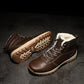 Mesa - vintage leder winterstiefel für männer