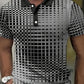 David – kurzärmliges golfhemd mit revers und kontrastierendem farbdesign
