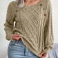 Natalie – lässiger pullover mit rundhalsausschnitt