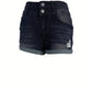 Natalie – gerippte jeansshorts für frühling/sommer