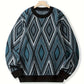 Andrew – lässiger geometrischer Pullover für herren