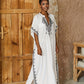 Weißes maxi-strandkleid - Elena