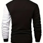 Augustus – farbblock-pullover mit rundhalsausschnitt für herren