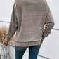 Nass | einfarbiger pullover mit weiten armeln für damen