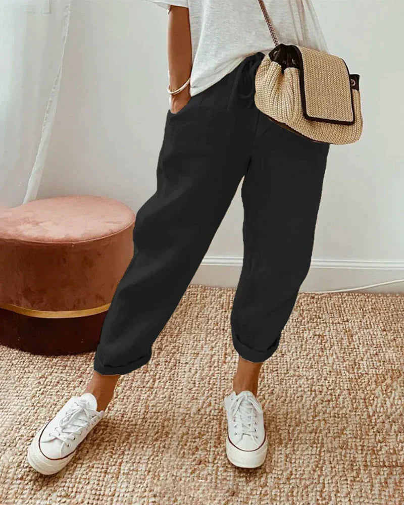 Eva- lässige und stylische leinen hose
