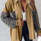 Aadhya – jeansjacke mit kontrastierenden pailletten
