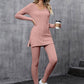 Evelyn – stylisches langarm-t-shirt und hosen-outfit