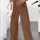 Avery – lässige, einfarbige hose mit weitem bein